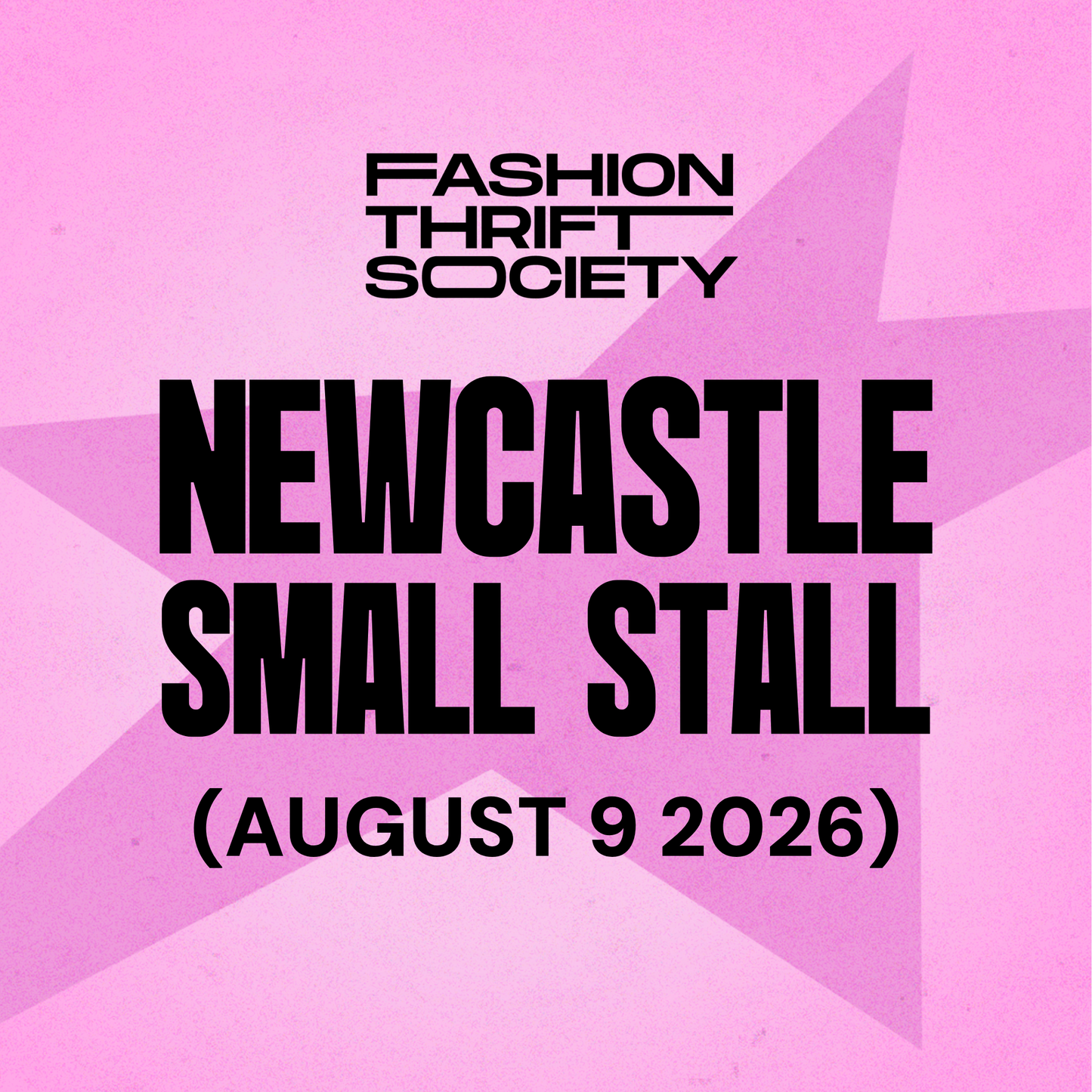 Newcastle | SMALL STALL - 9th August 2026