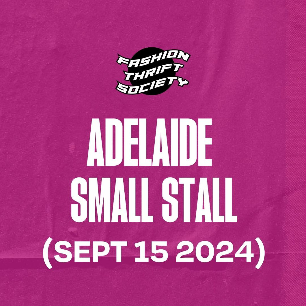 ADELAIDE (SEPT 15) - Small Stall