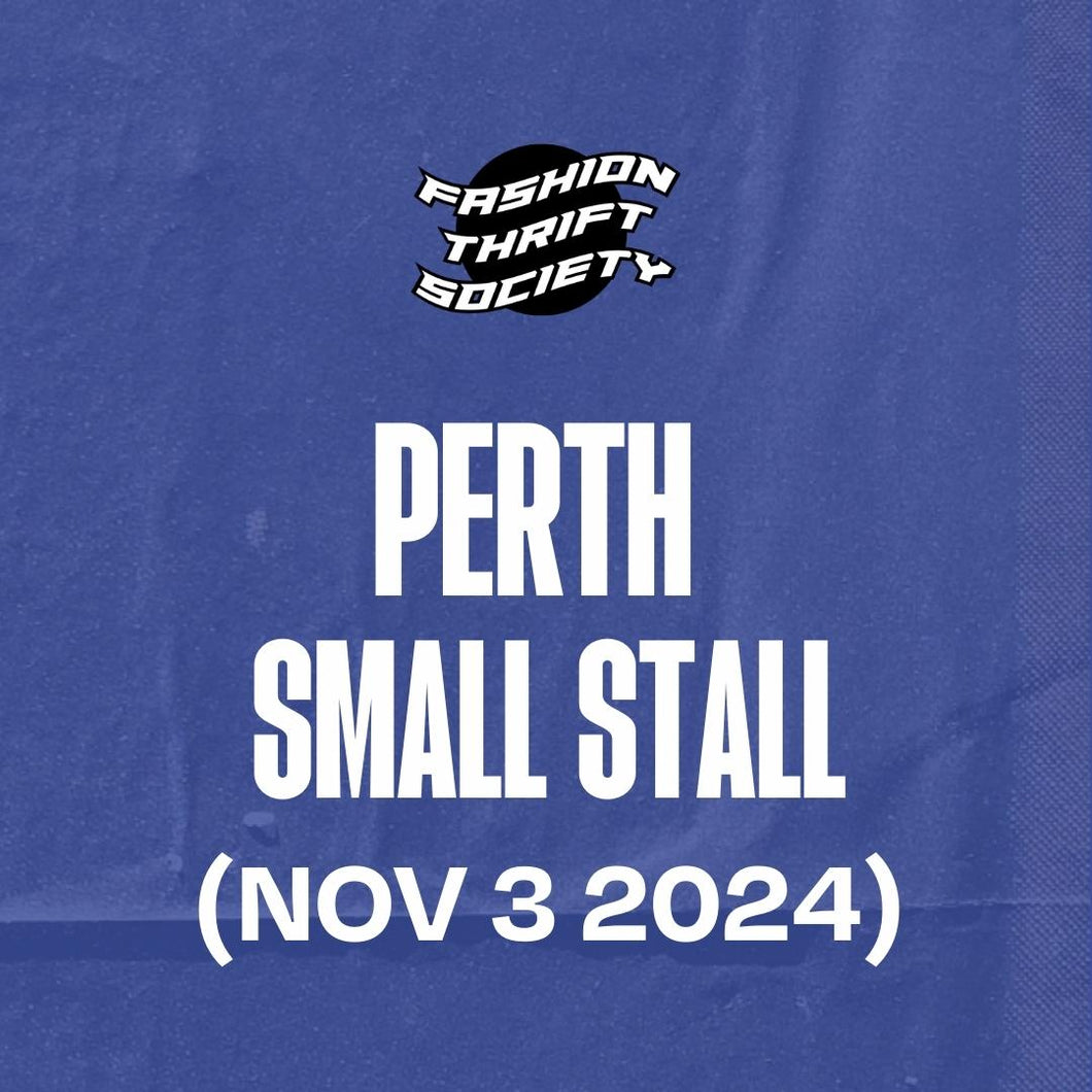 PERTH (NOV 3) - Small Stall