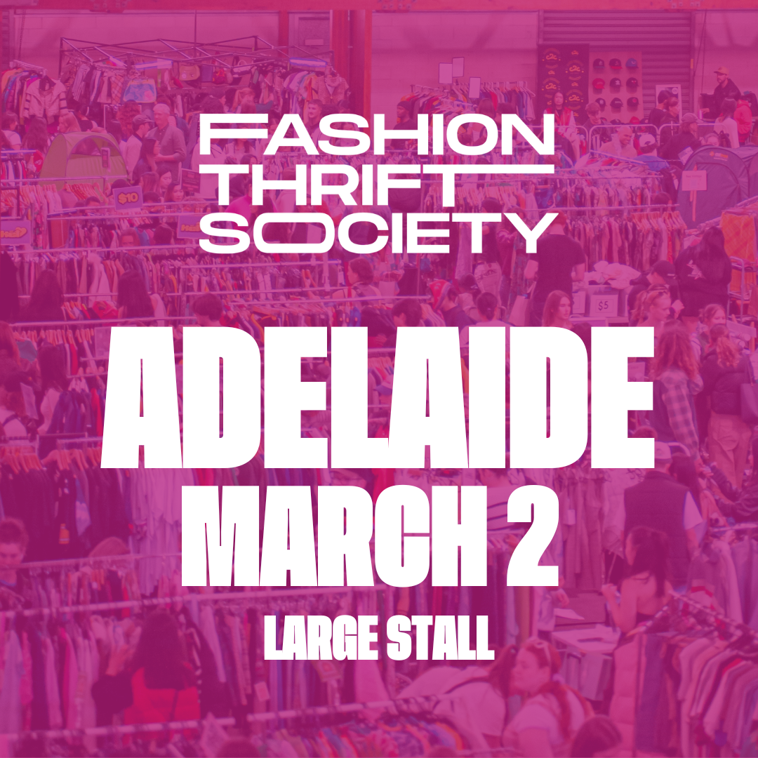 Adelaide LARGE STALL 2nd March Fashion Thrift Society