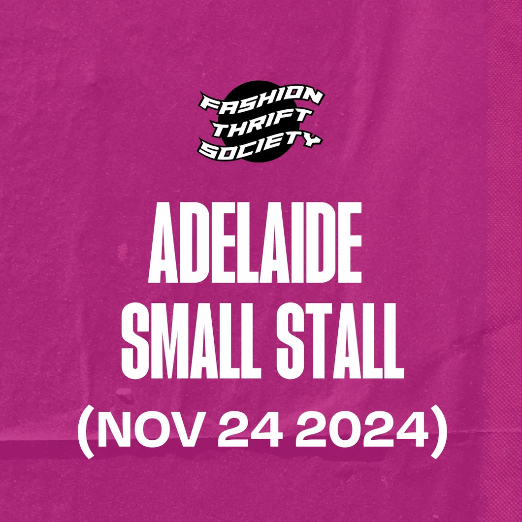 ADELAIDE (NOV 24) - Small Stall