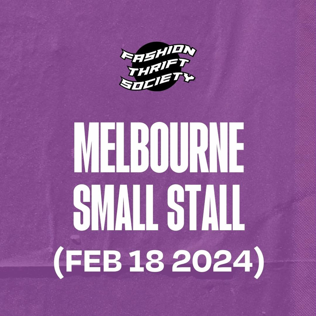 MELBOURNE (FEB 18) - Small Stall